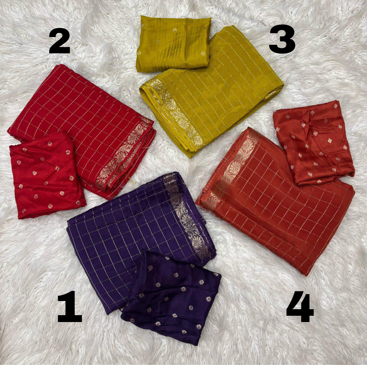 Checked Chinnon Viscose Set – Premium Quality