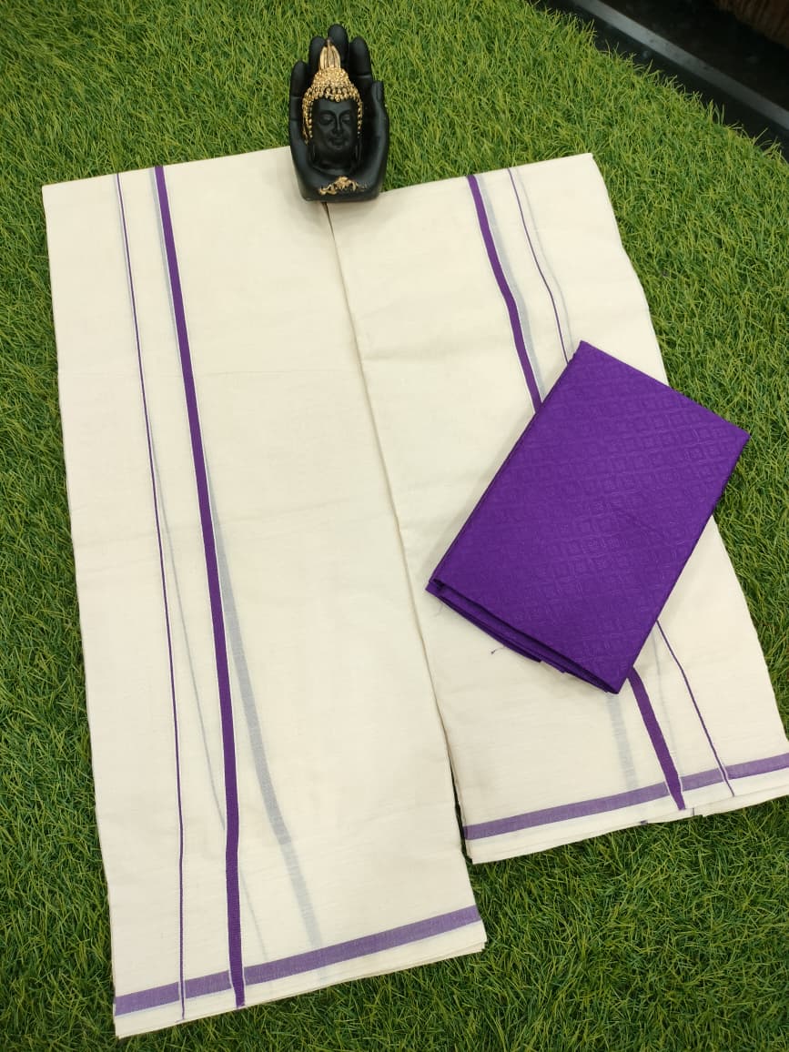 Traditional Puliyilakara Set Mundu