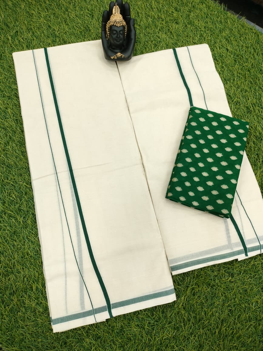 Traditional Puliyilakara Set Mundu