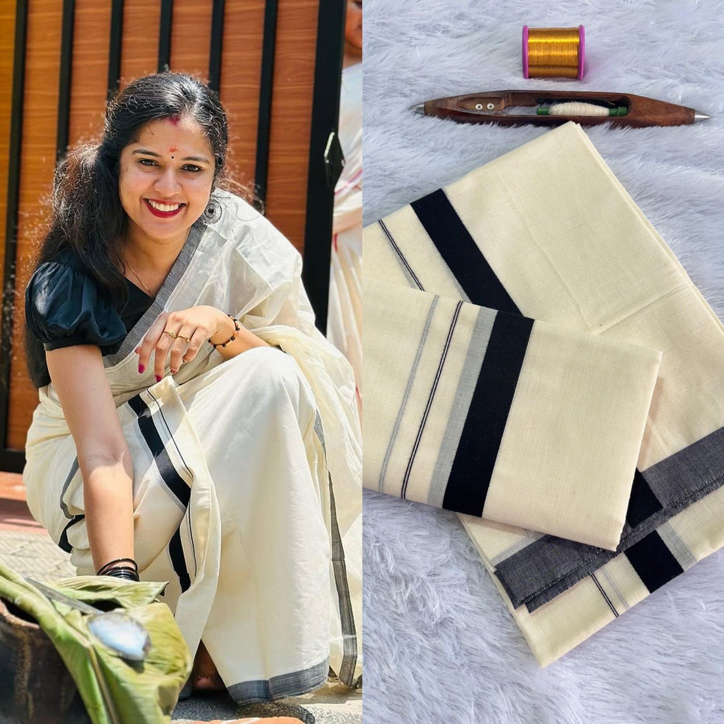 Kattikara Set Mundu β Premium Quality