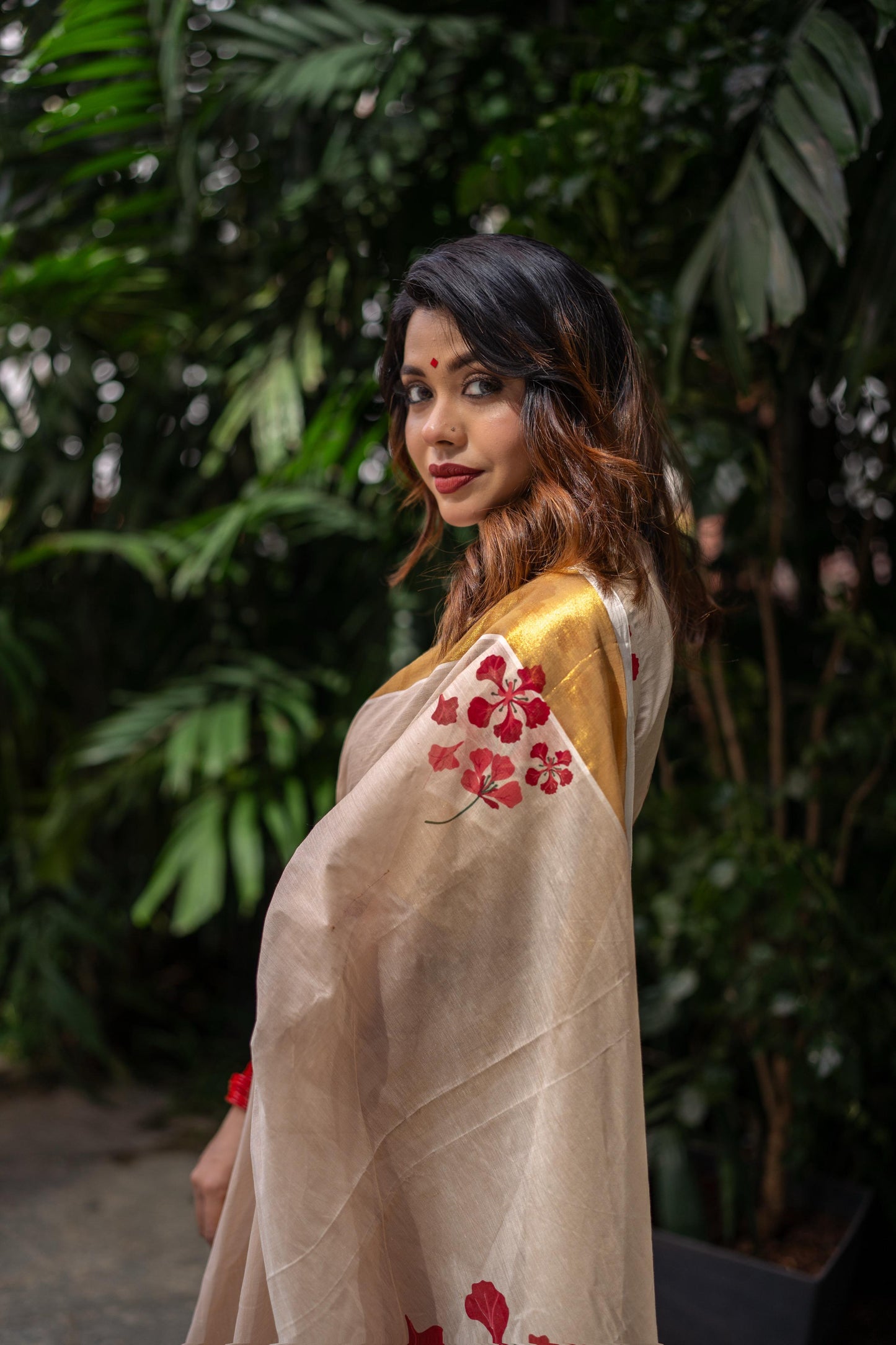 Poomaram Cotton Saree - Premium Quality