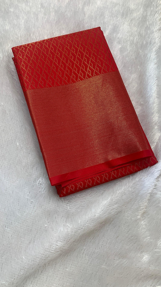 Kanjipuram Silk Saree with Brocade Pattern – Premium Quality