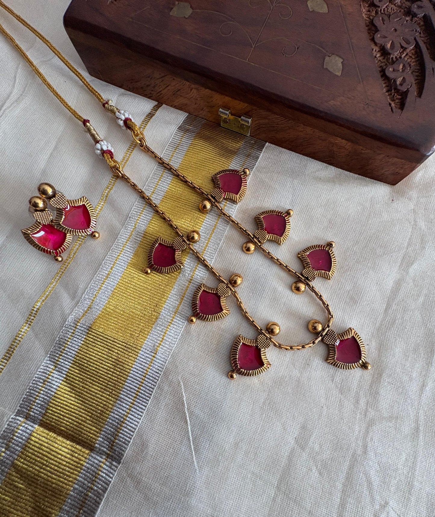 Simple Palakka Necklace โ Premium Quality
