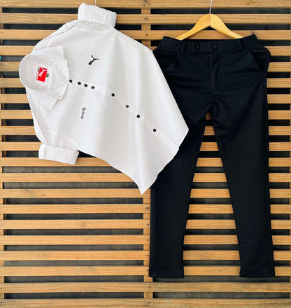 Premium Cotton Shirt + Lycra Pant Combo | Premium Quality