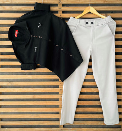 Premium Cotton Shirt + Lycra Pant Combo | Premium Quality
