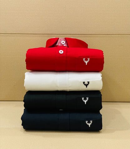 Allen Solly Premium Cotton Embroidered Shirt | Premium Quality | Single & Combo