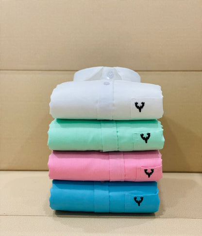 Allen Solly Premium Cotton Embroidered Shirt | Premium Quality | Single & Combo