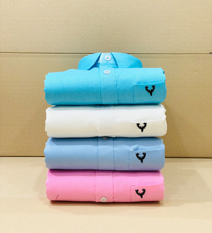 Allen Solly Premium Cotton Embroidered Shirt | Premium Quality | Single & Combo