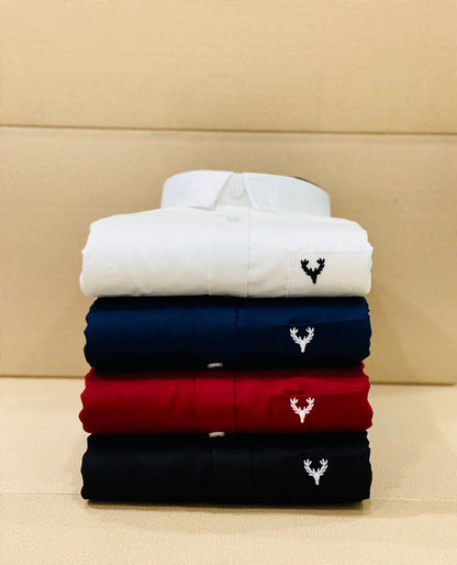 Allen Solly Premium Cotton Embroidered Shirt | Premium Quality | Single & Combo