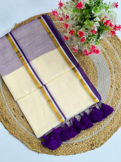 Premium Mul Cotton Saree – 120 Count | Pure Cotton Fabric | Premium Quality