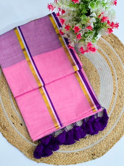 Premium Mul Cotton Saree – 120 Count | Pure Cotton Fabric | Premium Quality