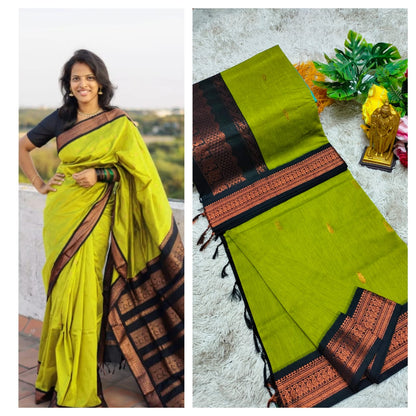 Premium Kalyani Cotton Saree / Lata Gadwal Paithani