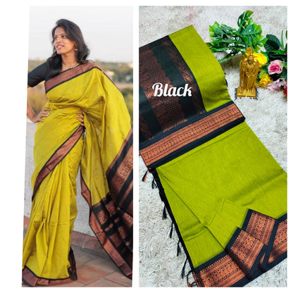 Premium Kalyani Cotton Saree / Lata Gadwal Paithani