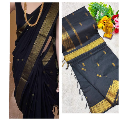 Premium Kalyani Cotton Saree / Lata Gadwal Paithani