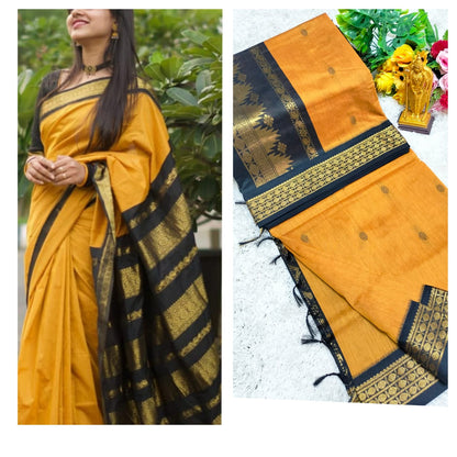 Premium Kalyani Cotton Saree / Lata Gadwal Paithani