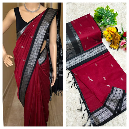 Premium Kalyani Cotton Saree / Lata Gadwal Paithani
