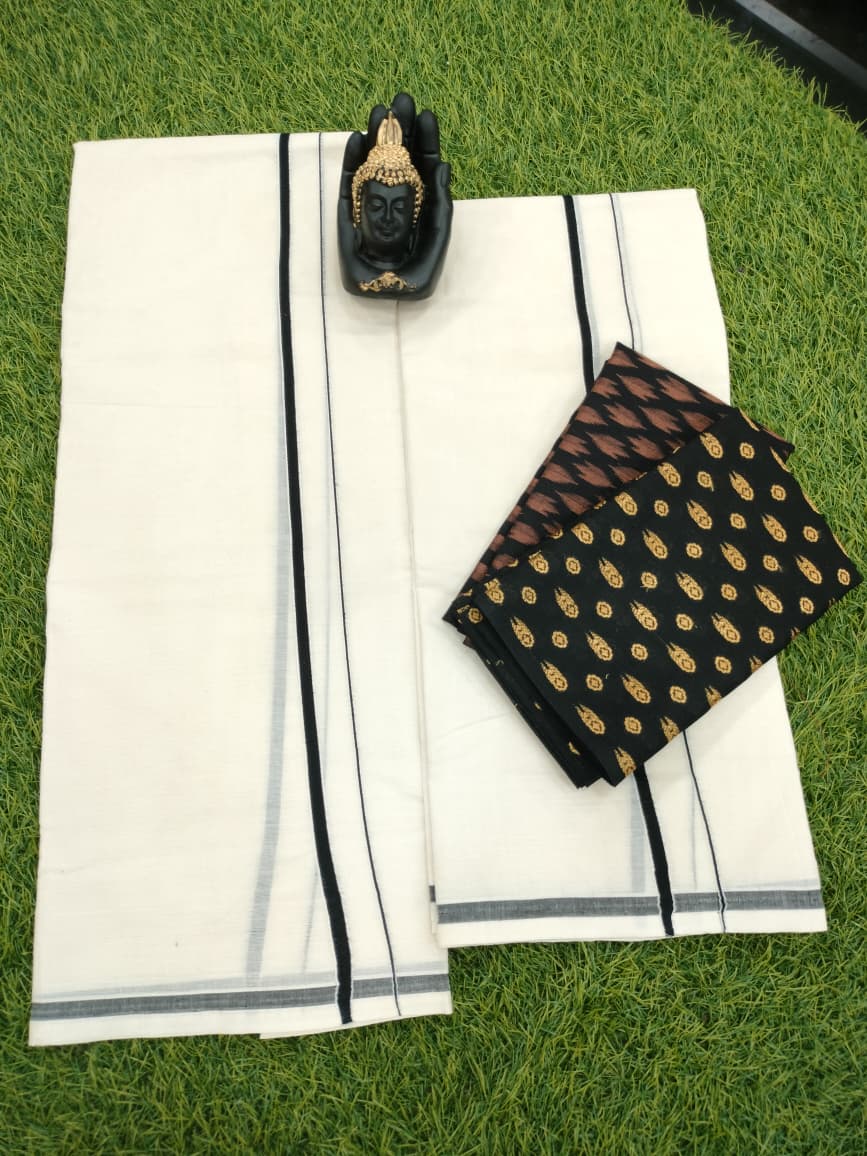 Traditional Puliyilakara Set Mundu