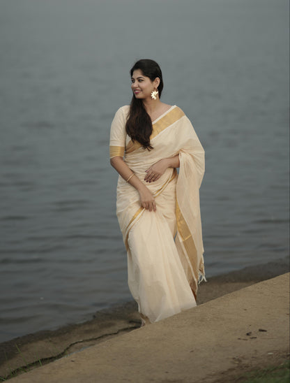 Mangalgiri Shade Cotton Saree – Premium Quality