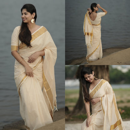 Mangalgiri Shade Cotton Saree – Premium Quality