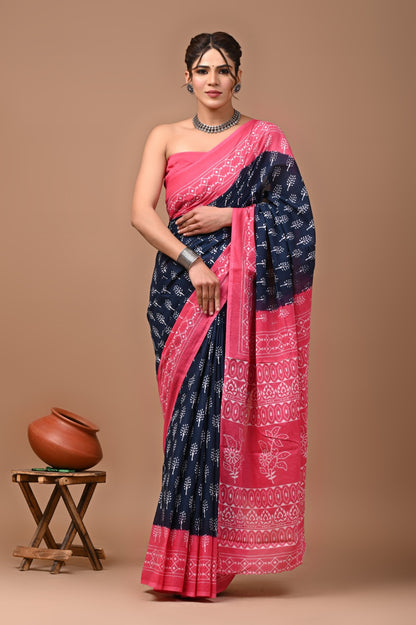 Cotton 92/80 Mul Mul Saree- High Quality