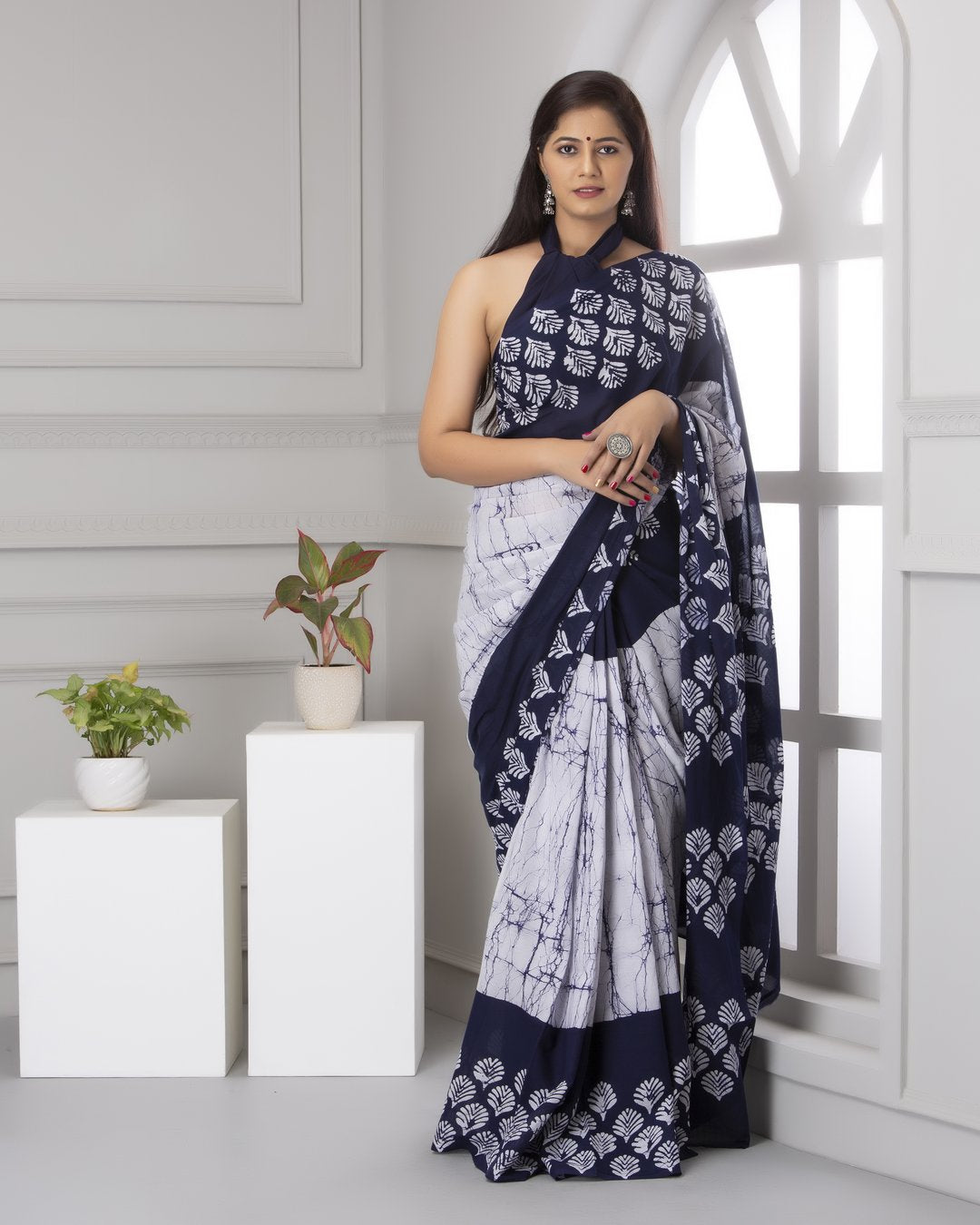 Cotton 92/80 Mul Mul Saree- High Quality