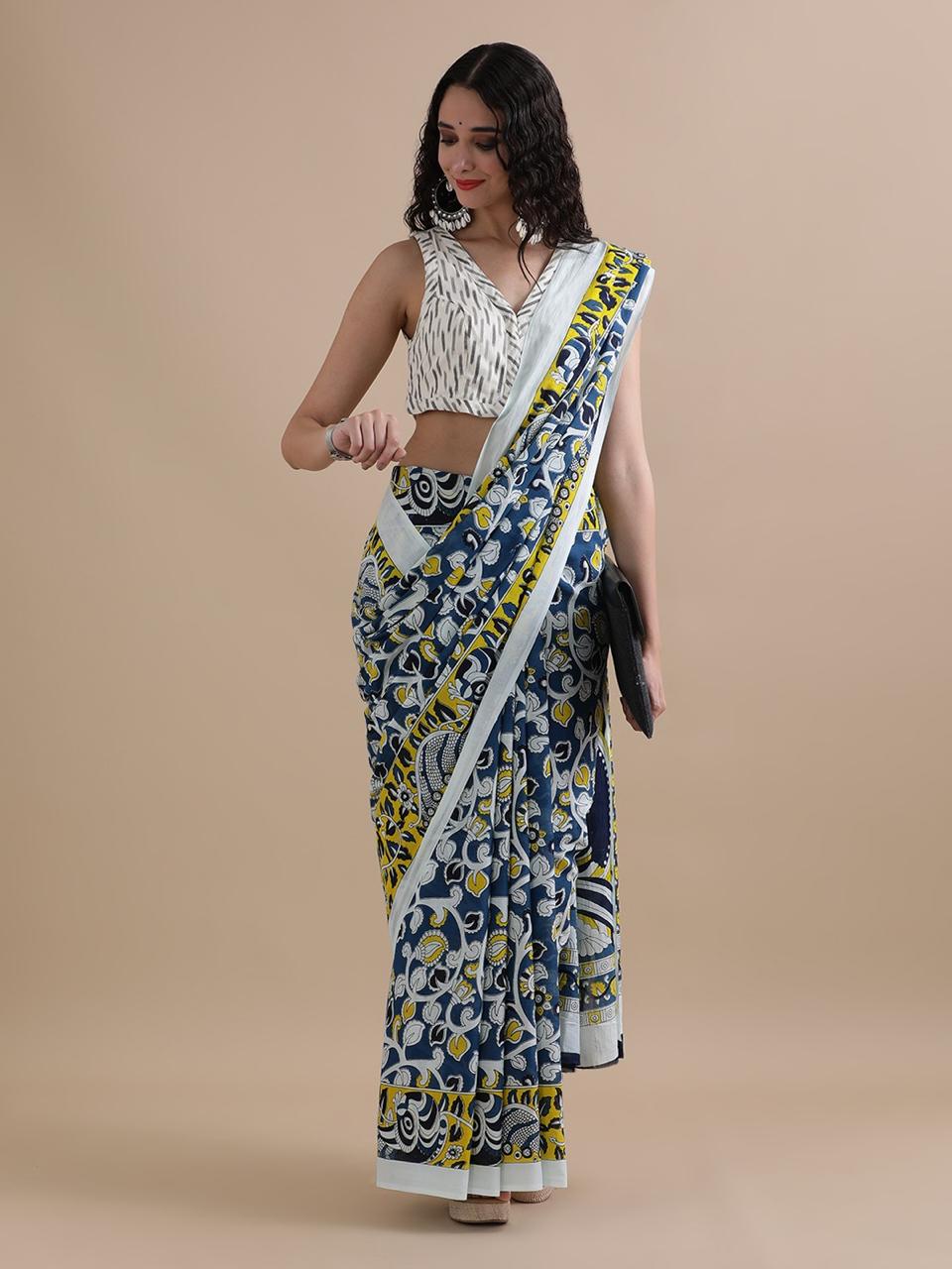 Cotton 92/80 Mul Mul Saree- High Quality
