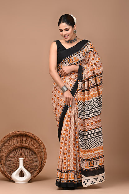 Cotton 92/80 Mul Mul Saree- High Quality