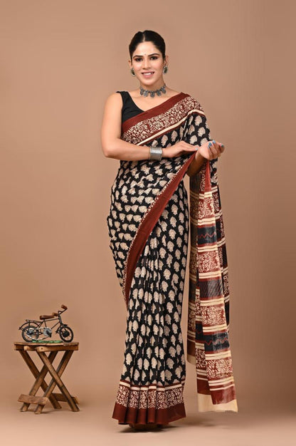 Cotton 92/80 Mul Mul Saree- High Quality