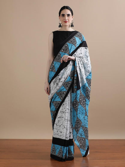 Cotton 92/80 Mul Mul Saree- High Quality