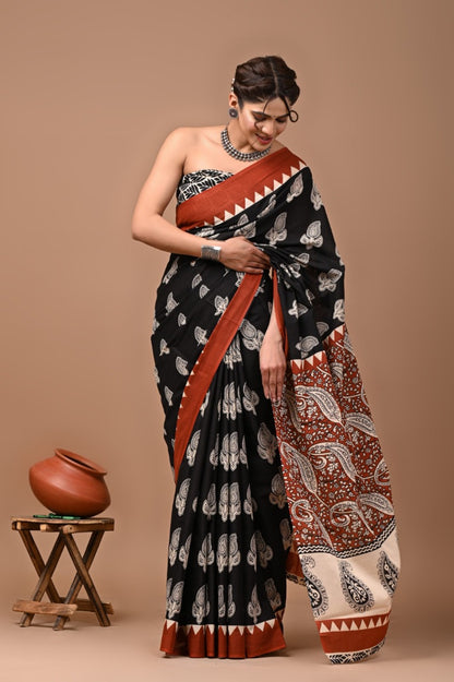 Cotton 92/80 Mul Mul Saree- High Quality