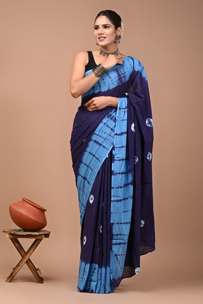 Cotton 92/80 Mul Mul Saree- High Quality