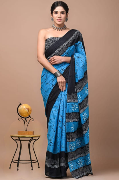 Cotton 92/80 Mul Mul Saree- High Quality