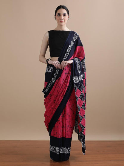 Cotton 92/80 Mul Mul Saree- High Quality