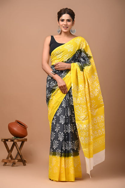 Cotton 92/80 Mul Mul Saree- High Quality