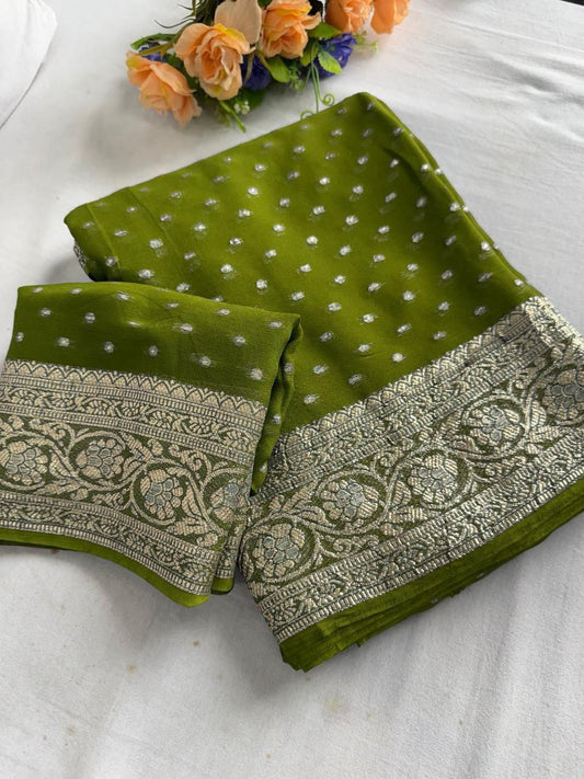 Viscose Georgette Saree with