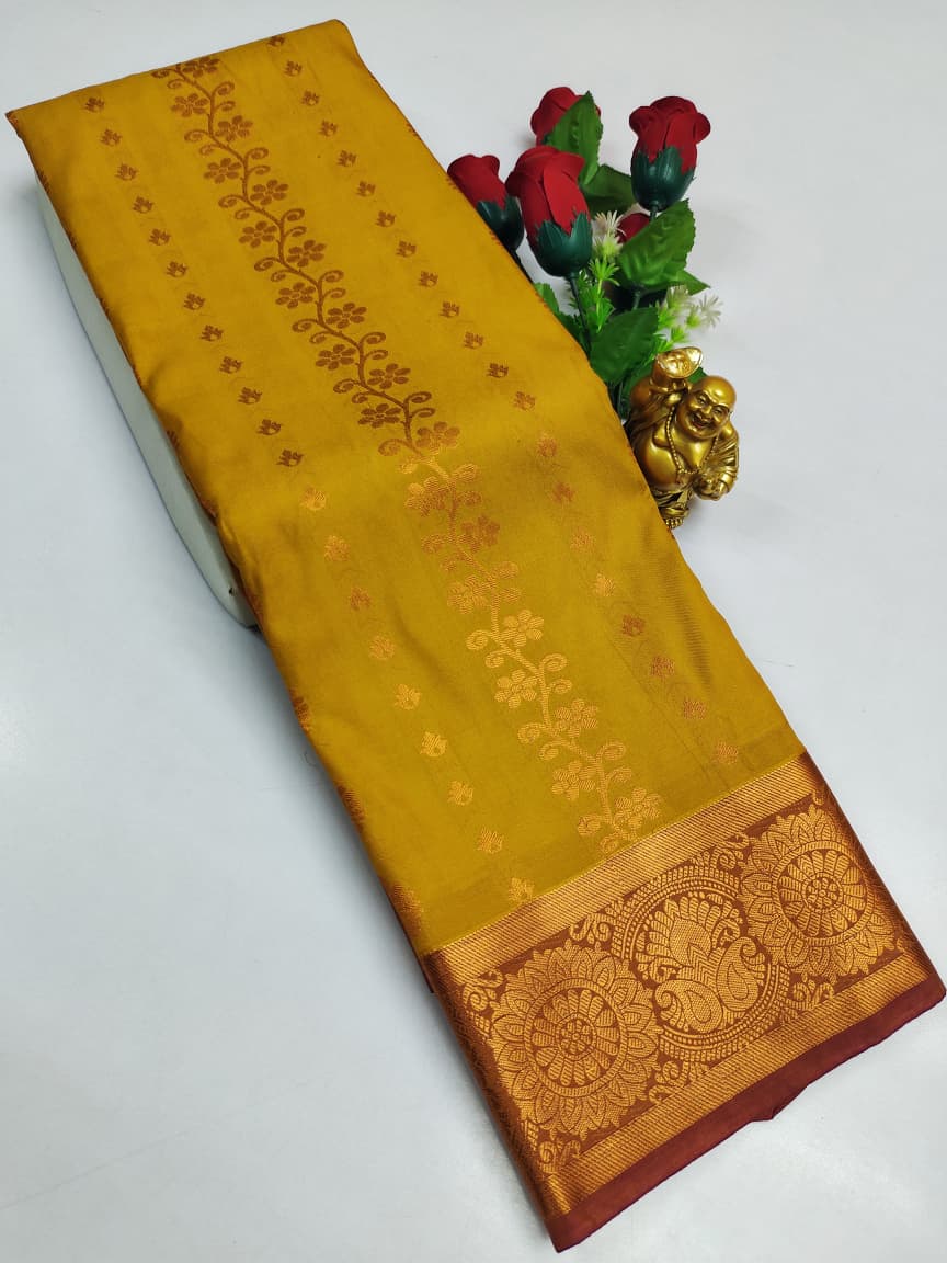 Kanchipuram Semi Soft Silk Saree Collection