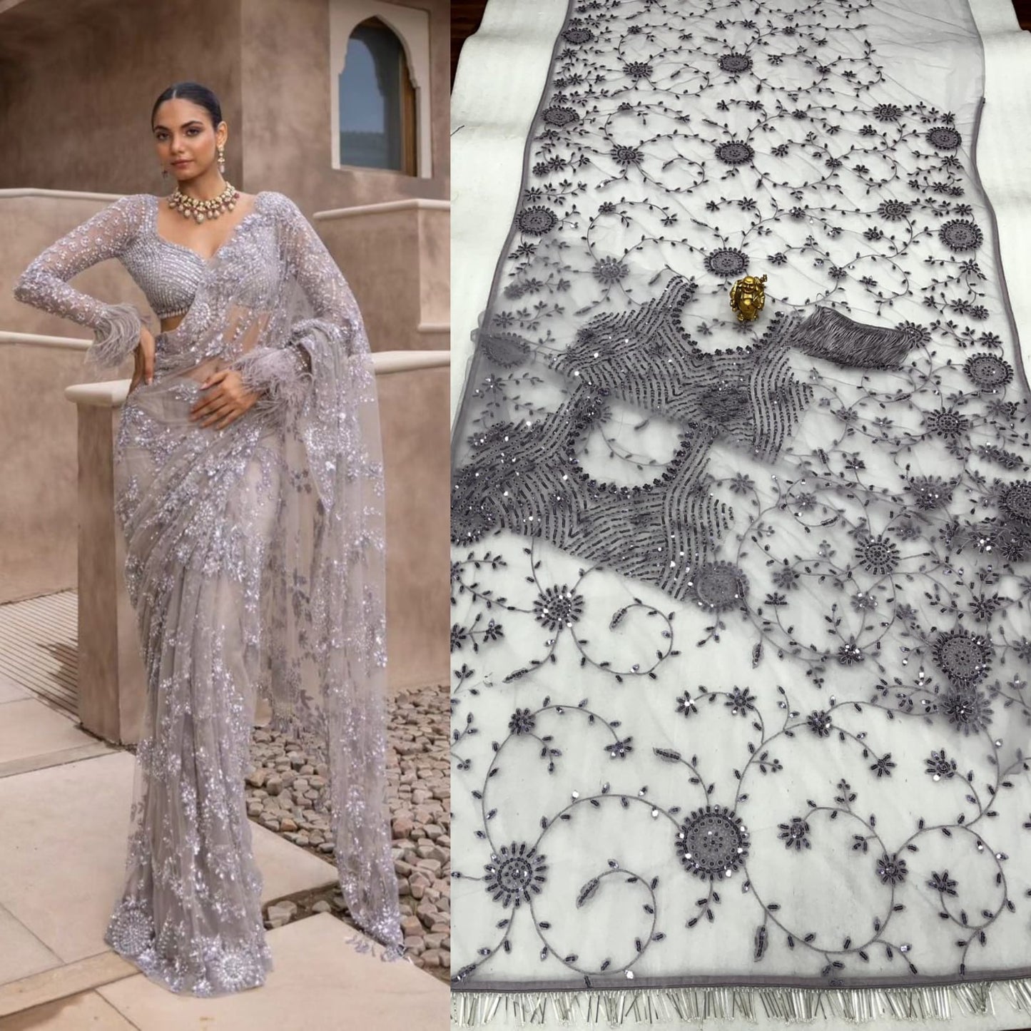 Bollywood Blockbuster Sequin Saree