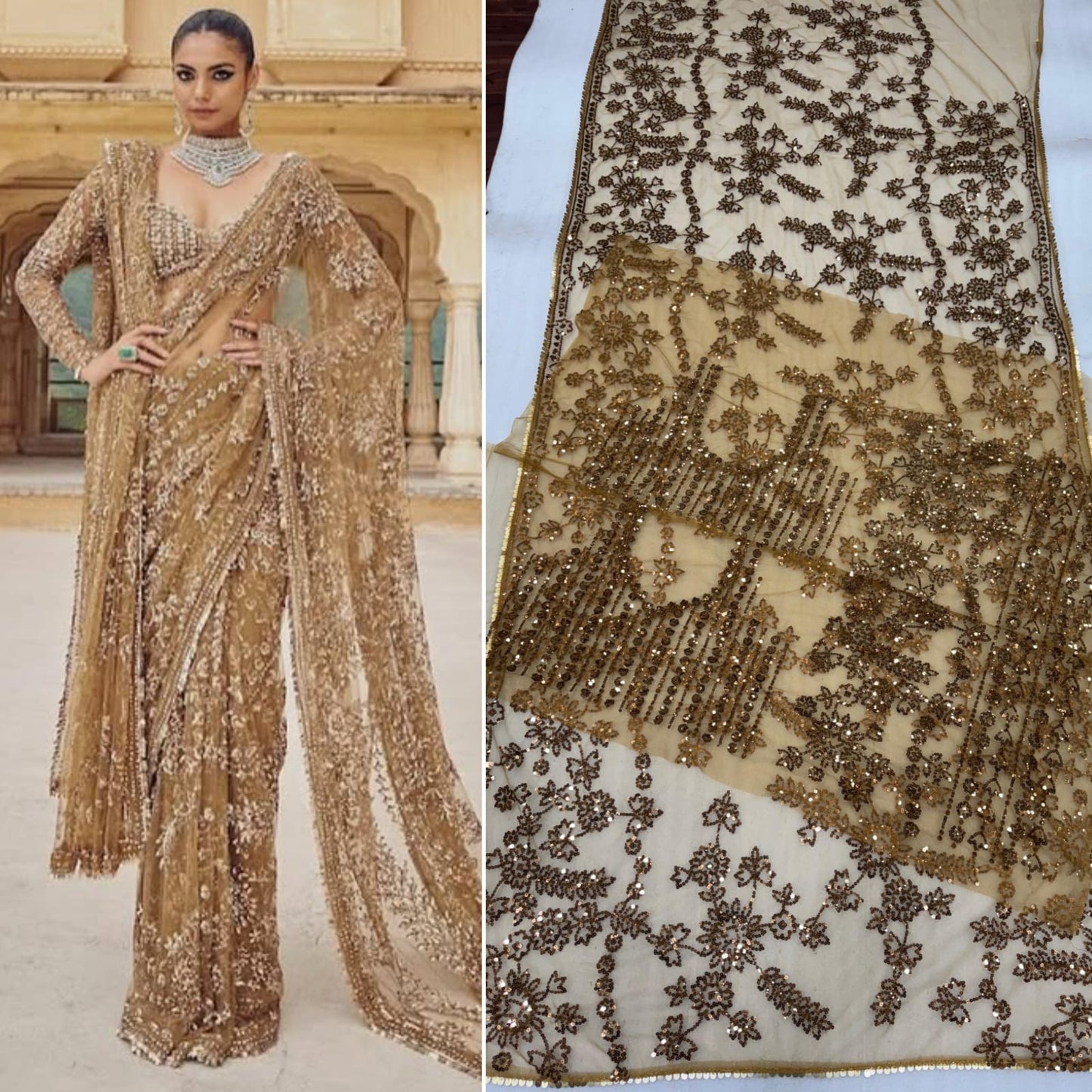 Bollywood Blockbuster Sequin Saree