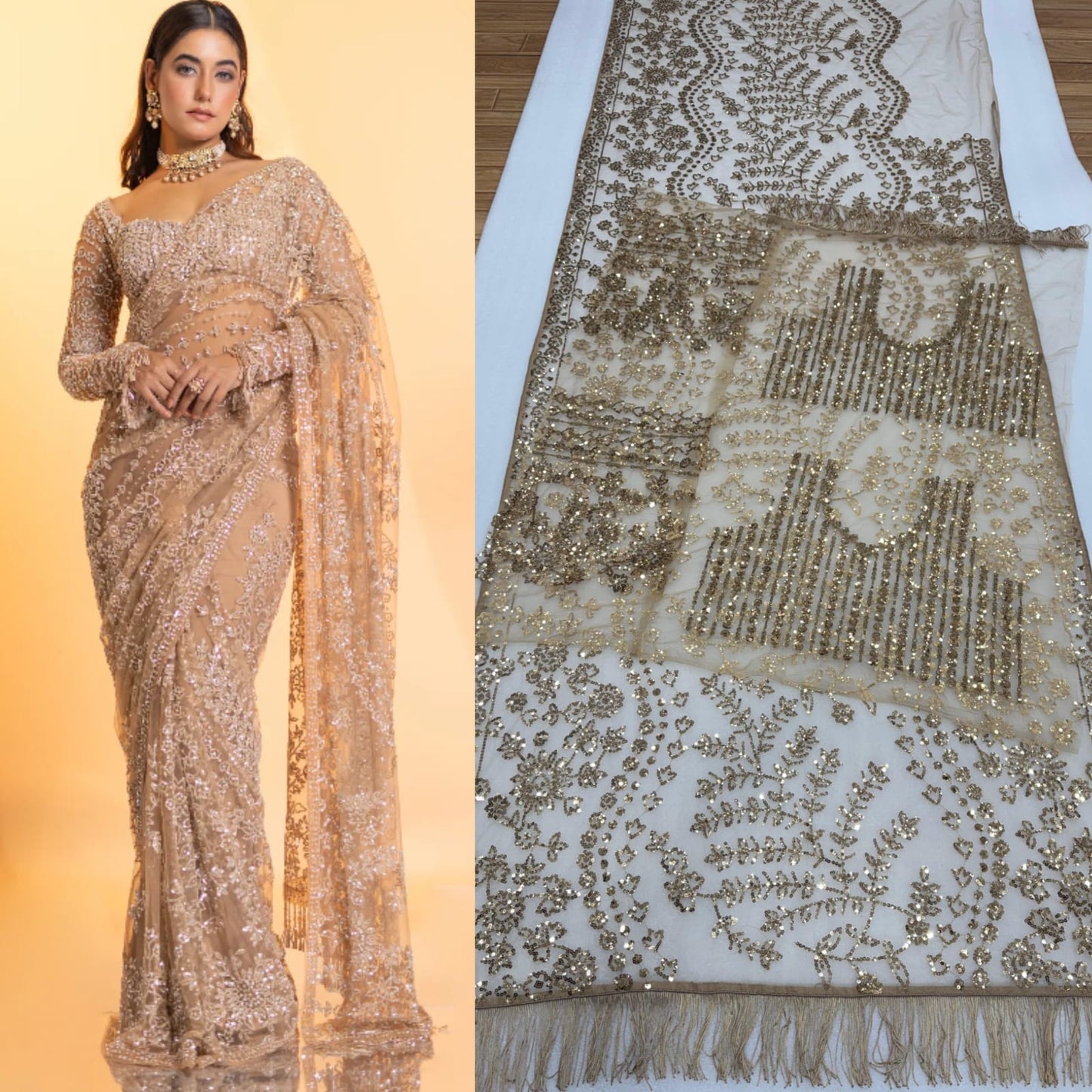 Bollywood Blockbuster Sequin Saree
