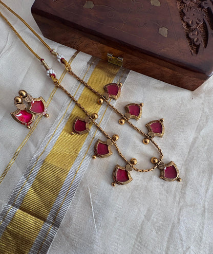 Simple Palakka Necklace – Premium Quality