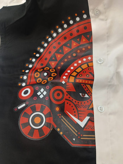 Ajrakh Kerala Onam Special Set Mundu & Shirts