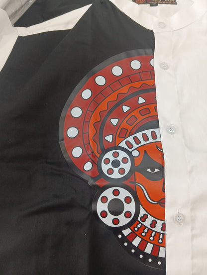 Ajrakh Kerala Onam Special Set Mundu & Shirts