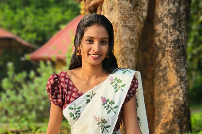 Thulasi Kathir Set Saree With or Without Blows