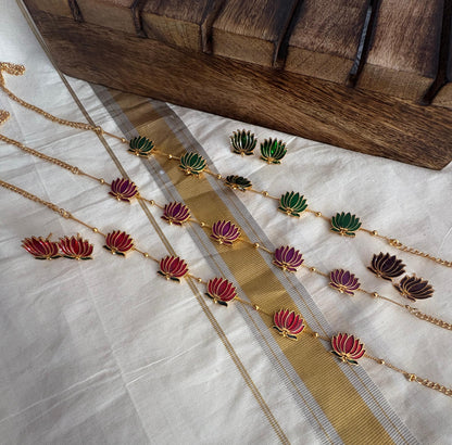 Lotus Collection Necklace | 3pcs Combo
