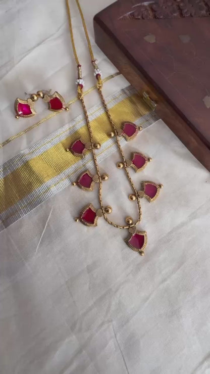 Simple Palakka Necklace – Premium Quality