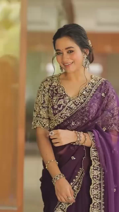 Pure Soft Organza Saree Collection