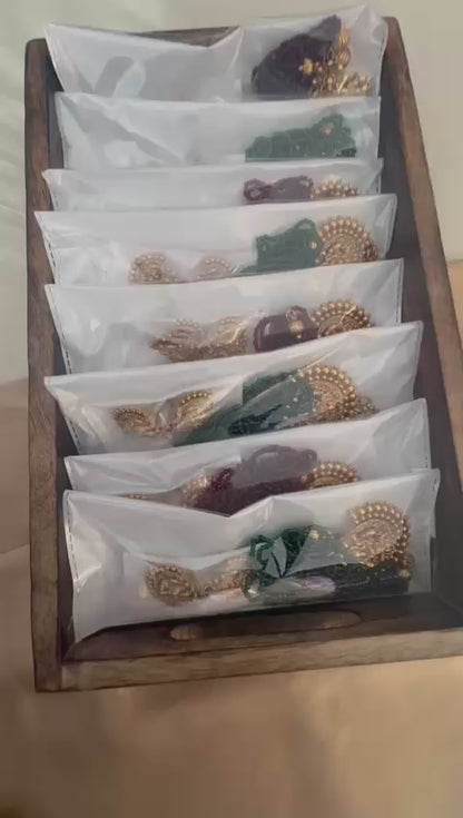 Lakshmi Pendant Bead Haram Set | High Quality