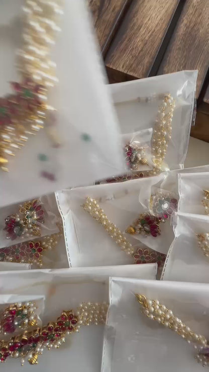 Pearl Choker With Lotus Necklace | Original Premium Quality