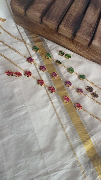 Lotus Collection Necklace | 3pcs Combo