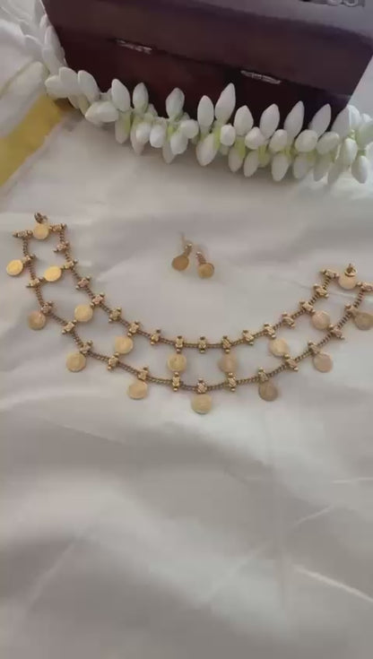 2 Layer Lakshmi Coin Necklace – Premium Quality